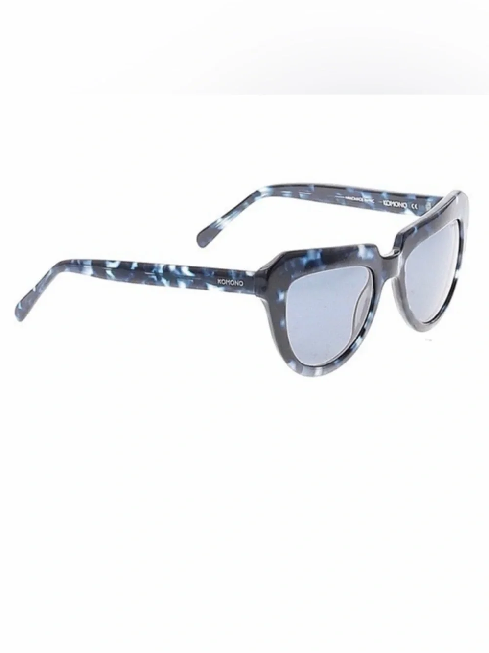 KOMONO Stella Indigo Demi Sunglasses NEW Blue Tortoise Cat Eye